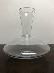 Mid Century UFO Style Glass Vase