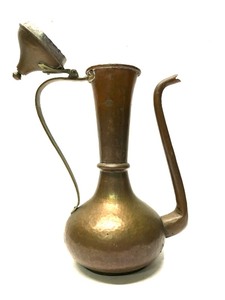 Old Vintage Hand Hammered Middle Eastern Coffee or Teapot