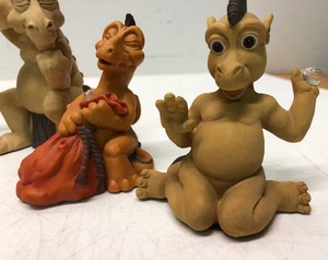 Group of Vintage 80s Wizard etc Figures