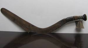 Antique Sickle-Type Azande Sword - Zaire