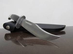 10 BUCK Knife Model 119  with Leather Sheath