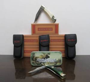 Lot of 6 Brand New Folding Knives - Rough Ryder &amp Remington
