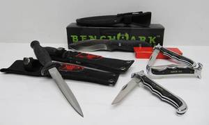 Group of Assorted Folding &amp Fixed Blade Knives