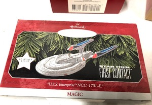 Lot of STAR TREK Christmas Ornaments