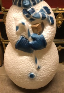 Nice Vintage Snowman Christmas Blow Mold&nbsp