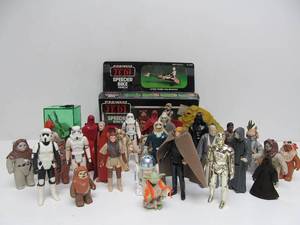 Great Lot of Vintage 70s-80s STAR WARS Action Figures &amp Accessories