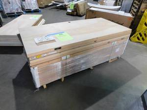 lot 43 image: (7) 36 X 80  SOLID CORE DOOR SLABS
