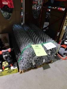lot 84 image: (6) Everbilt 60 in. x 50 ft. 11.5-Gauge Galvanized Steel Chain Link Fence
