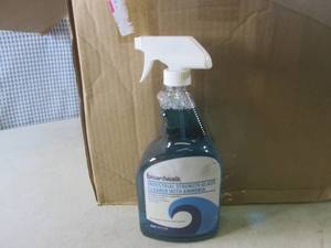 lot 2 image: (A-1) 10 Spray Bottles Industrial Strength Glass Cleaner with Ammonia One Quart Bottles