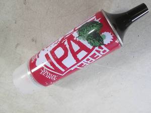 lot 4 image: (FS) Samuel Adams Rebel IPA Spray Can Beer Tap Handle 10