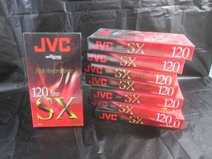 lot 25 image: (CSB) 8 New JVC VHS Tapes Unopened