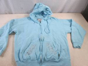 lot 52 image: (CS) Ladies Zip Front Hoodie Size Large