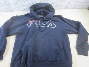 lot 53 image: (CS) Fila Sport Pull Over Hoodie Size Medium