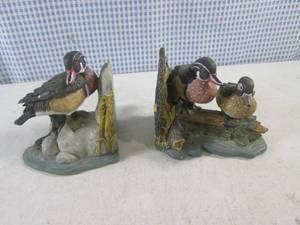 lot 59 image: (FS) Pair of Duck Bookends...
