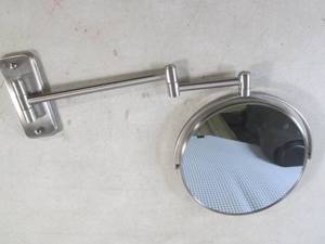 lot 60 image: (EC1) Mountable Adjustable Double Sided Mirror with 5x Magnification Side