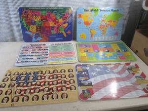 lot 61 image: (EC1) Assorted Double Sided Place Mats