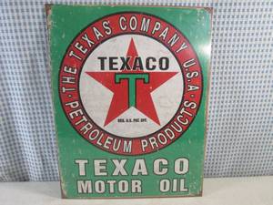 lot 130 image: (FS) Texaco Motor Oil Tin Sign - New In Wrap - 11 12 x 16