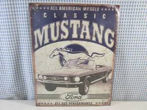 lot 132 image: (FS) Ford Mustang Tin Sign - New In Wrap - 11 12 x 16