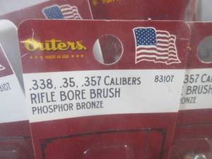 lot 138 image: (EW4) Case of 36 Outers .338, .35, .357 Calibers Rifle Bore Brushes - 6 inner bags of 6