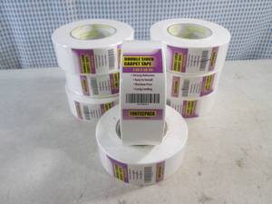 lot 148 image: (CS) 8 Rolls of Double Sided Carpet Tape 2 x 30 Yd