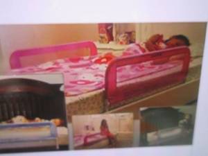 lot 150 image: (BR1) Lot of 12 KidCo Mesh Bed Rails for Toddler Beds and Convertible Cribs in Pink - All New In Box