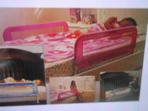 lot 151 image: (BR1) Lot of 12 KidCo Mesh Bed Rails for Toddler Beds and Convertible Cribs in Pink - All New In Box