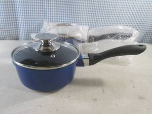lot 153 image: (BS) 2 New BP 1.25 Qt Ceramic Non-Stick Sauce Pans