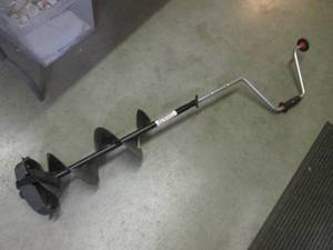 lot 163 image: (EW7) StrikeMaster Ice Auger with Adjustable Handle
