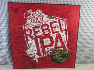 lot 175 image: (FS) Samuel Adams Rebel IPA West Coast Style IPA Signatures Tin Bar Sign New 18 x 18