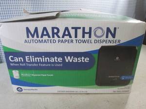lot 198 image: (EW3) Marathon Automated Paper Towel Dispenser Open Box
