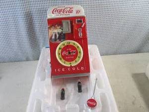 lot 210 image: (EW3) Coca-Cola Pop Machine Clock from The Bradford Exchange