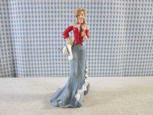 lot 271 image: (BS) Delightful Denim Darling Figure from the True Blue Refreshment From Coca-Cola Collecion 7 Tall
