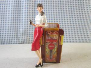 lot 316 image: (G-1) A Refreshing Beat Figure from the Rockin With Coca-Cola Collection 6 14 Tall