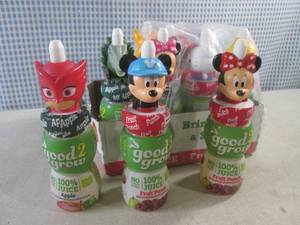lot 346 image: (B-3) 12-Pack of Good 2 Grow Juice Mix of Apple and Fruit Punch Best by June 2024