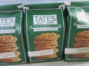 lot 354 image: (B-2) 3 Bags Tates Bake Shop White Chocolate Macadamia Nut Cookies Best by Nov 2023