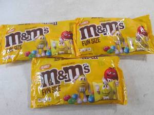 lot 363 image: (B-2) 3 Bags Fun Size Peanut M&ampMs Best by July 2023