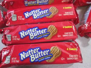 lot 370 image: (B-1) 12 Packs of Nutter Butter Cookies Dates Vary