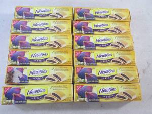 lot 379 image: (B-2) 12 Boxes Fig Newtons Past Date