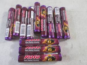 lot 394 image: (B-1) Rolo Dark Salted Caramel Candy Best by Oct 2023