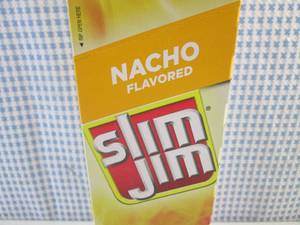 lot 405 image: (B-2) Box of 24 Slim Jim Nacho Smoked Snack Sticks Past Date