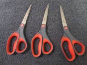 3 Scotch Titanium Bonded Scissors, ...