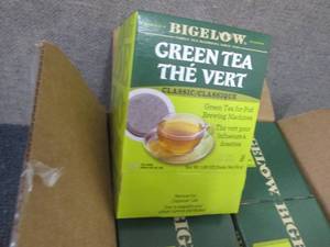 6- 18 ct Boxes Bigelow Green Tea...