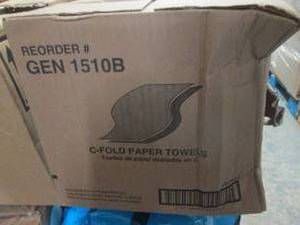 GEN 1510 White C-Fold Paper Towels,...