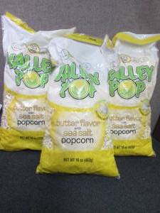3 Large 16 oz Bags Valley Pop Popco...