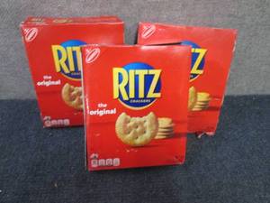 3- 10.3 oz Boxes Ritz Crackers...