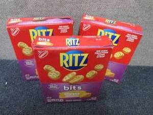3- 7.5 oz Boxes Ritz Bits Cheese...