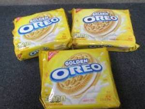 3- 13.29 pks Golden Oreos...