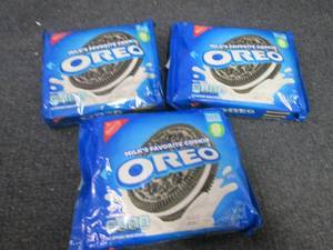 3- 13.29 oz Oreos...