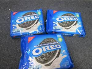 3- 13.29 oz Oreos...