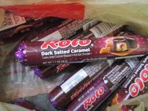 12- 1.7 oz Dark Rolos...